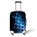 For U Designs 26-30 Inch Large Blue Luxury Spandex Luggage Cover Suitcase Protective Cover for Men Boys