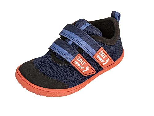 Sole Runner Puck 4 Sneaker, Navy/Orange, 31 EU Weit