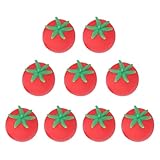 Bolas de Estrés de Fruta - 9 Juguetes apretables de Tomate | Pellizcar Fruta Estrés | para Niños Adultos Oficina Estudio Viajes Trabajo Regalos Bolsita Premios Clase