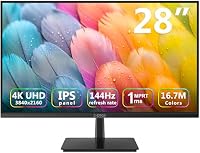 Z-Edge 28 Inch 4K Gaming Monitor 144Hz