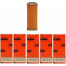 NEW OEM KTM OIL FILTERS 5 PACK 350 400 450 500 530 EXC-F SX-F XC-F XCF-W FACT. ED 2008-2018 5X 77338005100