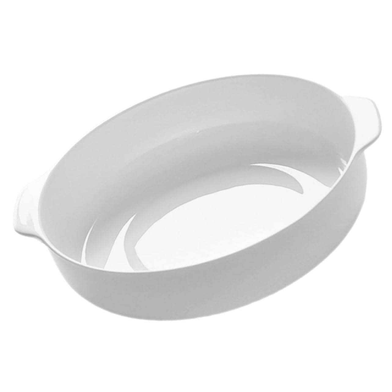 DECHOUS Style Plate Large Baking Dish Ideal for Quiche Pie and Baking Easy to Clean