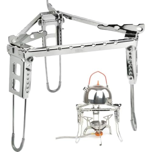 Support de casserole contre le sol instable avec trépied de poêle pliable outdoor