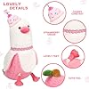 PEACH CAT Banana Duck Plush Pillow with Cherry Cake Hat Plushies Toy Cute Dessert Stuffed Animals Gifts for Kids Pink 19.7" #3