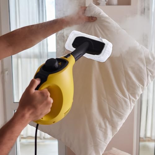 GEEHUA 10 Stück Universal Dampfwischpads, Waschbare Dampfreiniger Aufsätze, Wiederverwendbare Reinigerabdeckungen Zubehör, Mikrofasertücher für die Meisten Handgeführten Dampfreiniger