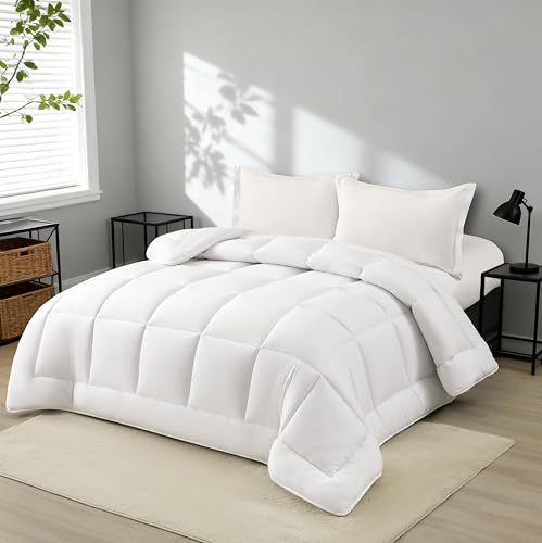 NORA HOME Relleno Nordico Cama 150 de 400 gr/m². Nivel Térmico Muy Alto 4.5/5. Fibra Calidad 3D. Tacto Pétalo. Certificado Oeko-Tex 100. Edredon Invierno Muy Cálido - Polar
