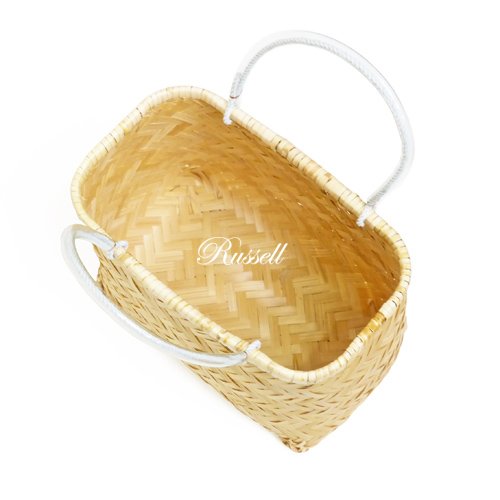 竹 大きな収納かご ① Amazon.co.jp: 型番347NA 竹かごバッグ 市場かご 一閑張り用カゴ