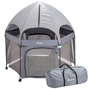53″ Indoor Outdoor Playpen for Baby – Portable Playpen for Babies and Toddlers – Baby Outdoor Playpen