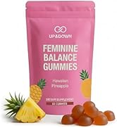 Up&amp;Down Supplements Premium Feminine Balance Gummies for Women | PMS Relief, Mood &amp; Cycle Support...