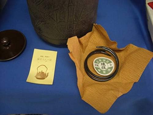 値下げ、釜師　敬典作　竹地紋筒型茶釜【極上品】　お茶道具/共箱 釜師 敬典作 竹地紋筒型茶釜極上品 お茶道具/共箱 R