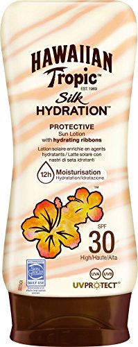 Crème solaire Hawaiian Tropic Silk Hydration SPF 30 pour vos journées de plage ensoleillées