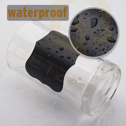 Image of 120 pcs Waterproof Chalkboard Labels Stickers, Reusable Craft Kitchen Self-Adhesive for Seasoning Jar Stickers Use for Jar Bottle, Craft Rooms, Office, Home & Kitchen. (1 Pen)