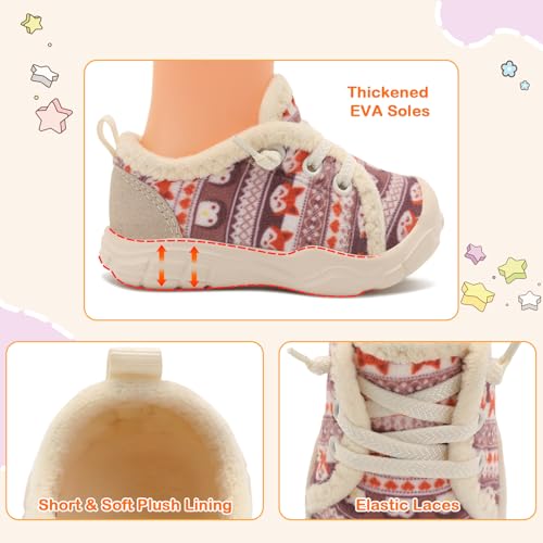 FEETCITY Kids Winter Shoes Barefoot Shoes Toddler Walking Shoe Boys Girls Toddler Tennis Sneakers4