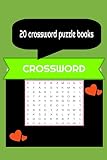 20 crossword puzzle books: crossword puzzle books for adults ,crossword puzzle books for adults 6X9