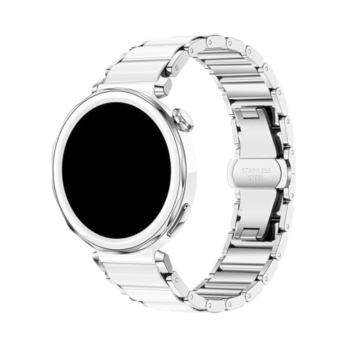 Bracelet céramique 18mm Huawei GT5 41mm boucle acier pour femme