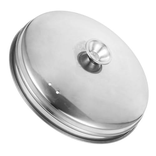 TOYANDONA Cubierta De Cúpula Para Bistec 22 Cm Acero Inoxidable Antisalpicaduras Cubierta Protectora De Alimentos Para Hogar Restaurante Cocina