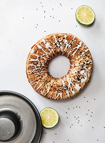 Master Class Kcmchb76 20 Cm Ring Cake Tin With Pfoa Non Stick, Robust 1 Mm Carbon Steel, 8 Inch Savarin Mould, Grey #TOP6