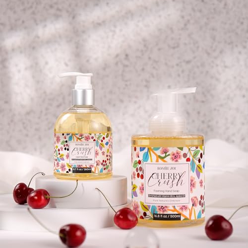Image of ROMIIE ZOI Liquid Hand Soap with Gift Box - Cherry Crush - 260ml / 8.7 fl.oz