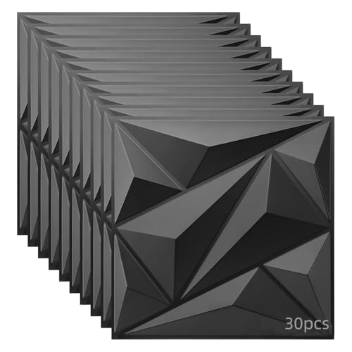 Lista de Pared disponible en línea para comprar. 49 Paneles Decorativos 3D para Pared, 30Pcs Tapiz para pared Decorativo 30x30cm, Decoracion pared PVC, Pared Decorativa para Decoracion de Pared impermeable, Panel Decorativo 3D para...