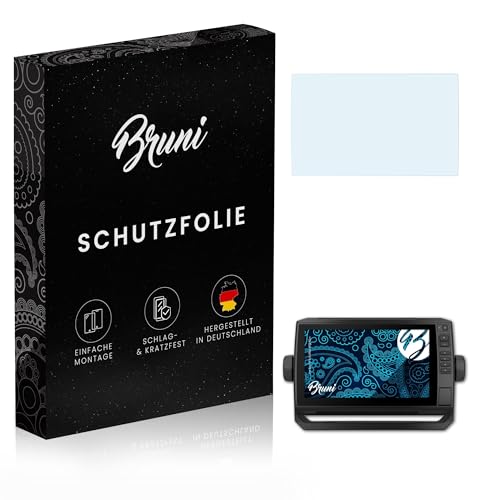 Bruni Schutzfolie kompatibel mit Garmin EchoMap UHD 92sv Folie, glasklare Displayschutzfolie (2X)