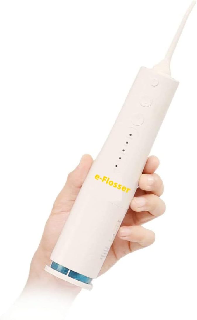 Portable Water Flosser, Cordless Oral Irrigator, 360ml Tank, 3 Modes, Rotatable Tips
