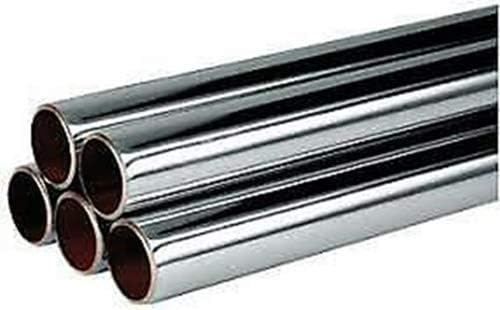 15mm Chrome Plated Copper Pipe/Tube - 1 Metre Length