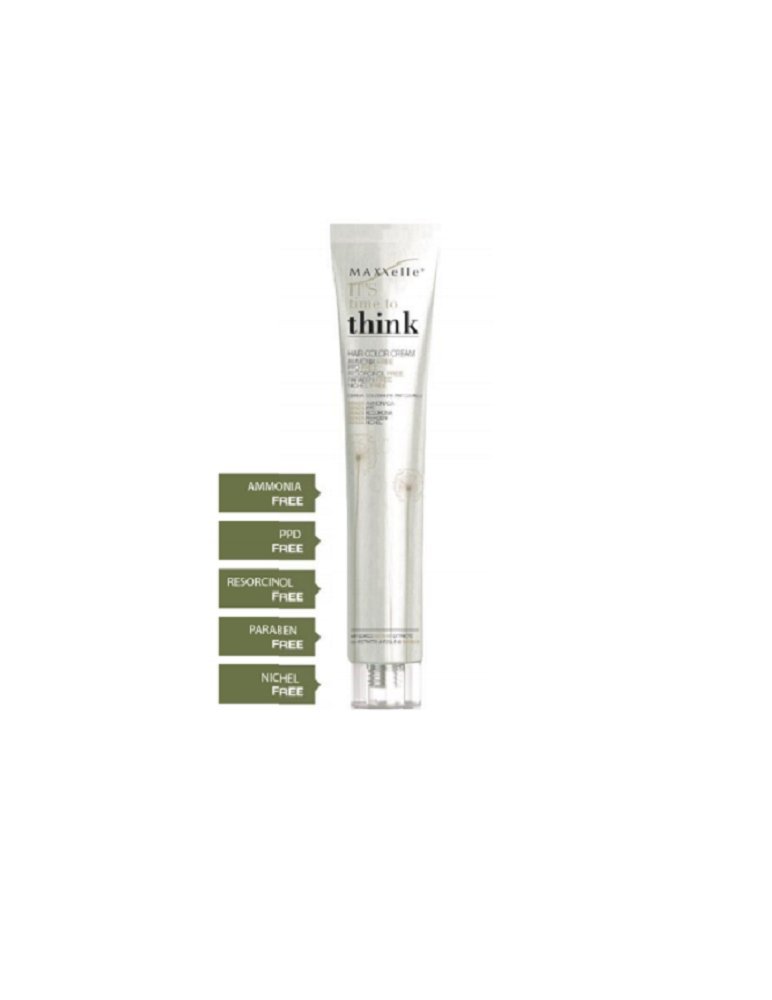 Maxxelle - crema colorante priva di ammoniaca ultra coprente, nero 1.0(100 ml)