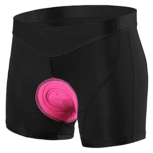 Aomiun Sous-vêtements de cyclisme pour femme - Respirant - Séchage rapide - Rembourrés - 3D - Pour VTT - Cyclisme Cover