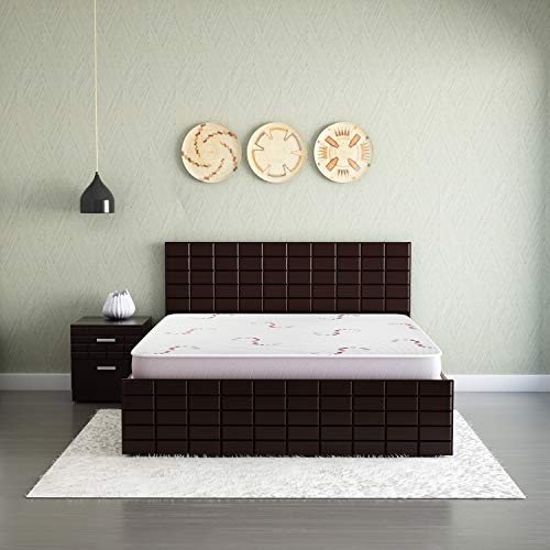Image of Interio by Godrej Ortho Plus King Bed Foam Mattress (78 x 72 x 4 Inches), 10-Years Warranty, Bonded Foam