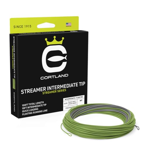 Cortland Streamer Intermediate Tip Fly Line, WF8I/F