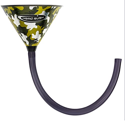Head Rush Camo Beer Bong - Beer Funnel With Long Tube - Beer Accessories & Drinking Games For Adults Party - Drink Funnel With A Thick Flexible Hose - Beer Bong With Designs -Ultimate (2Ft) #TOP18