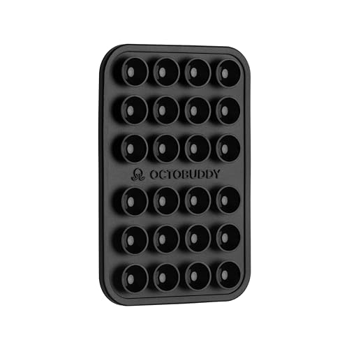 OCTOBUDDY Classic - Silicone Suction Phone Case Adhesive Mount - Hands-Free, Strong Grip Holder for Selfies & Videos - iPhone & Android Compatible - 2.25″ x 3.25″, Darth Vader