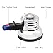 Ivation Butane Micro Burner – Mini Tabletop Butane Burner w/Adjustable Gas Control Knob & Safety Button – Instant High-Intensity Flame for Boiling Hot Water, Making Coffee, Cooking Food & More