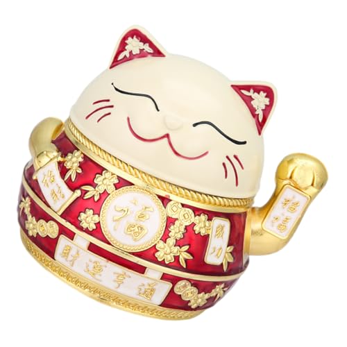 Cendrier de bureau chat avec couvercle pour un espace propre