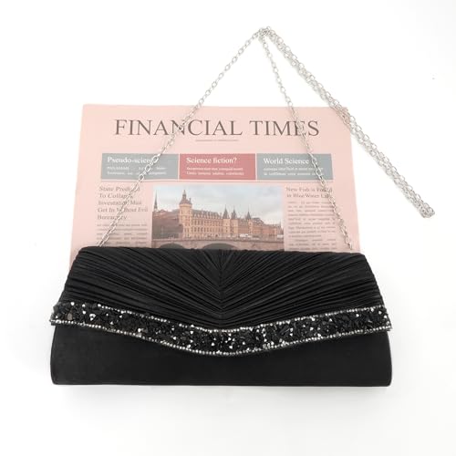 Image of Goclothod Evening Clutch Handbag Women Fashion Crossbody Shoulder Bag Chain Purse