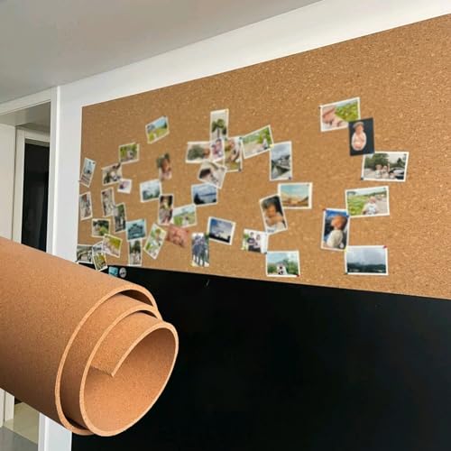 Rouleau de tableaux en liège anti-traces pour fixer vos mémos sans clous