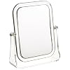 WENKO Cosmetische staande spiegel Noci rechthoekig – inklapbaar, spiegeloppervlak: 12,5 x 17 cm 300% vergroting, acryl…