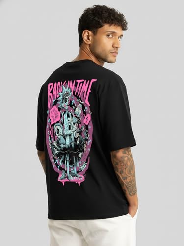 Image of Stylish Oversize T-Shirt for Men | Round Neck Printed Oversize T-Shirt