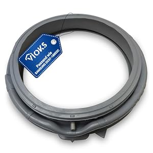 VIOKS Deurmanchet voor wasmachine, vervanging voor Samsung DC97-18852A DC64-03197A, deurrubber, deurrubberring, rubberring voor frontlader wasmachine WW80 WW81 WW91