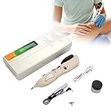 ✔10 INTENSIDAD AJUSTABLE: La intensidad de salida se combina con 10 niveles de ajuste y 10 controles de sensibilidad. La sensibilidad, la intensidad y la frecuencia se pueden seleccionar de acuerdo con diferentes físicos y pieles, lo que garantiza una limpieza sin agujas y una acupuntura indolora, lo que promueve la circulación sanguínea y la relajación. músculos Terapia del dolor.