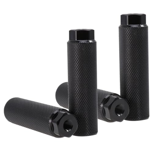 Happyyami 4pcs Bike Pegs - Foot Pegs for Rear Axles Compact and Sturdy Design for Enhanced Stability While Carrying