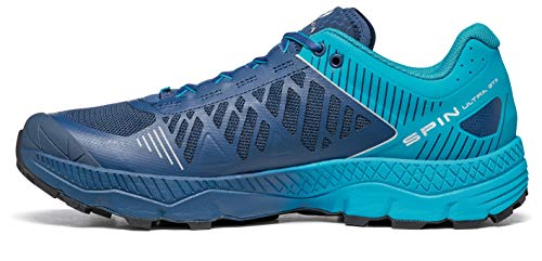 Scarpa Men's Spin Ultra Gtx Waterproof Gore-Tex Trail Shoes For Hiking And Trail Running - Ottanio/Navy - 10-10.5 #TOP27