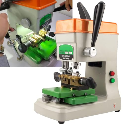 LSBHPPD Vertical Copiadora De Llaves,Máquina Duplicadora Copias De Llaves Profesional, Máquina Copiadora Llaves Universal Herramientas De Cerrajería para Hacer Llaves Puertas