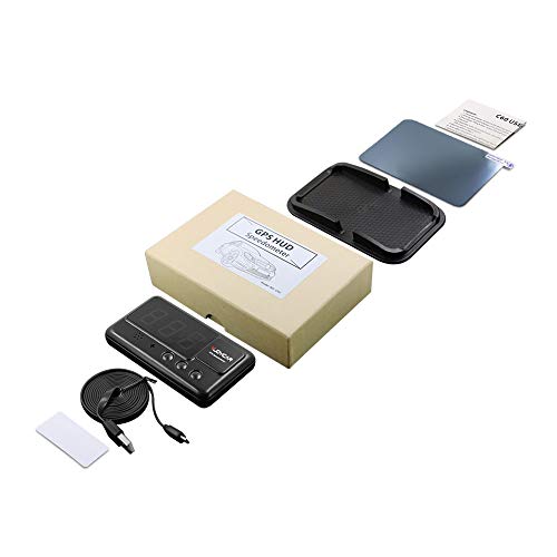 image for VJOYCAR Hud GPS Speedometer, Heads Up Display for Cars Windshield Proj