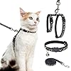 PAWCHIE Cat Harness with Leash and Collar Set...