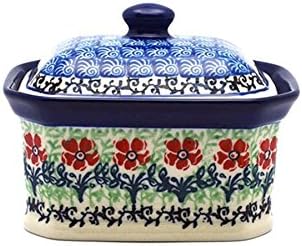 Polish Pottery Cake Box - Small - Maraschino