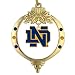 Notre Dame Gold ND Ornament