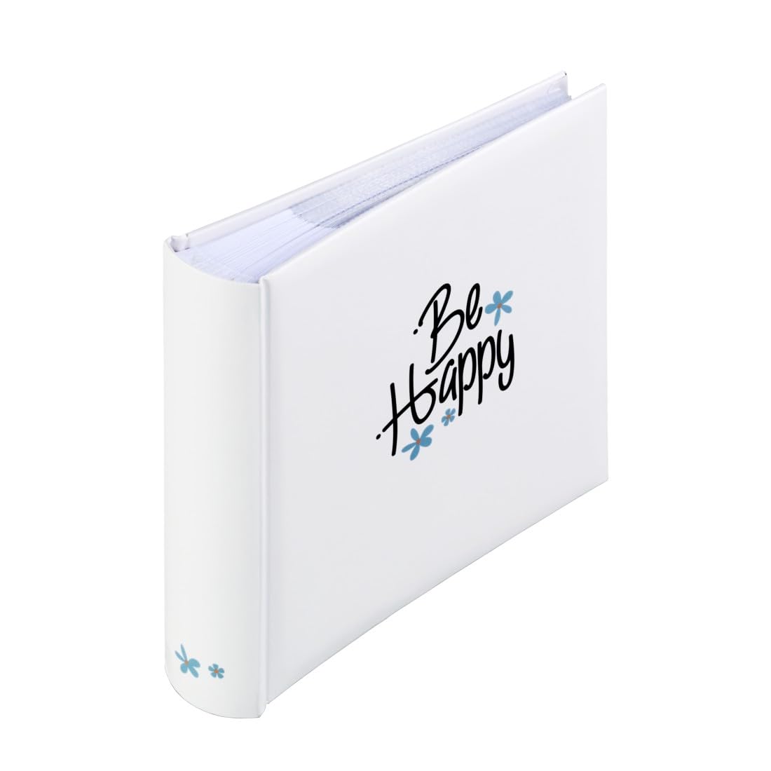 Hama Photo Album Good Things (Slip-in Album for 200 Photos, Format 10x15 cm, Memo Fields for Notes and Dates, Picture Album 22.5x22 cm, White Pages) White