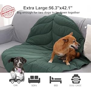   Leaf-Shaped-Cotton-Dog-Blankets-for-Small-Medium-Large-Dogs-57x43-Pet-Blanket-for-Couch-Protection-Machine-Washable-Puppy-Mat-for-Dog-Bed-Soft-Plush-Pet-Throw-Blanket-for-Bed-Sofa-Floor