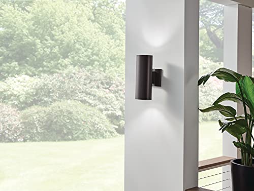 Kichler 9244Az, Aluminum Outdoor Wall Sconce Lighting, 130 Total Watts, Architectural Bronze, 12" Height #TOP5